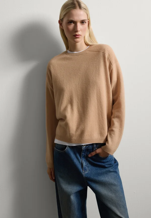 Strickpullover - light beige