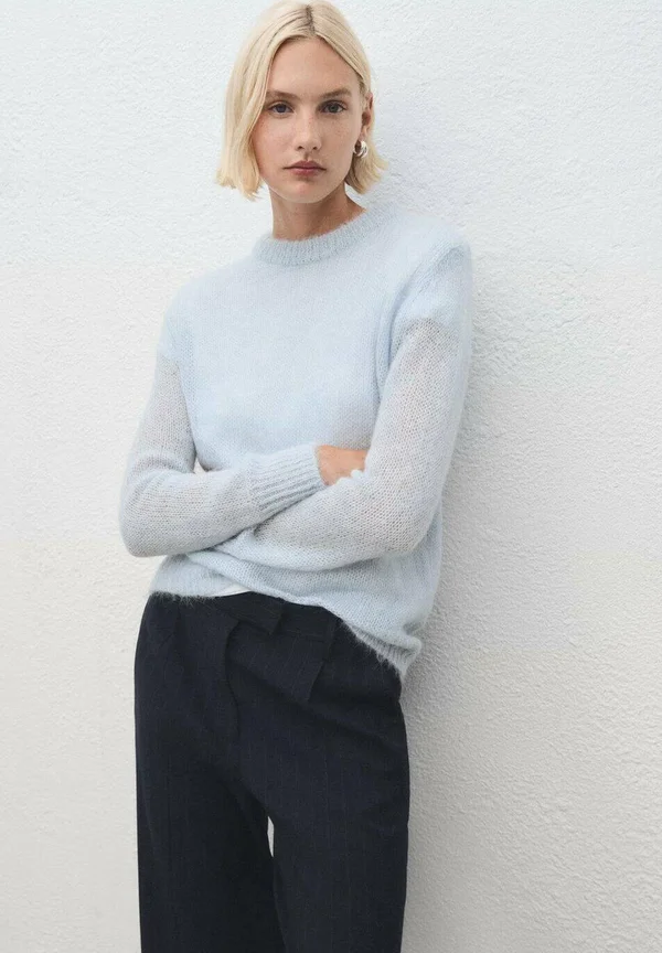 Strickpullover - light blue