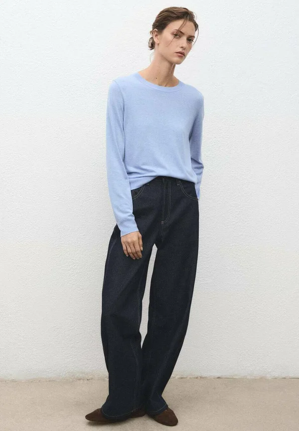 Strickpullover - light blue
