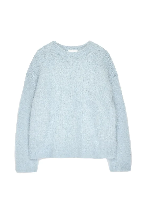 Strickpullover - light blue