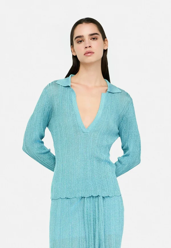 Strickpullover - light blue