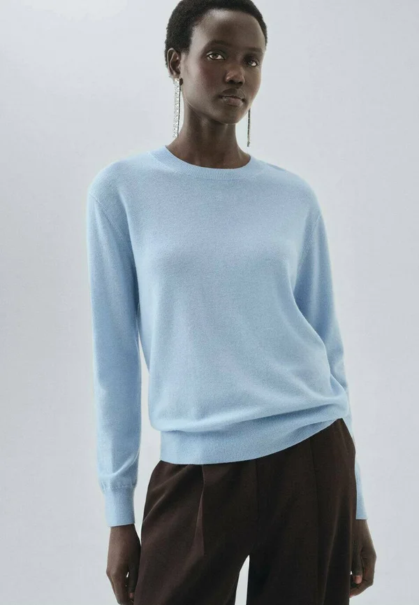 Strickpullover - light blue