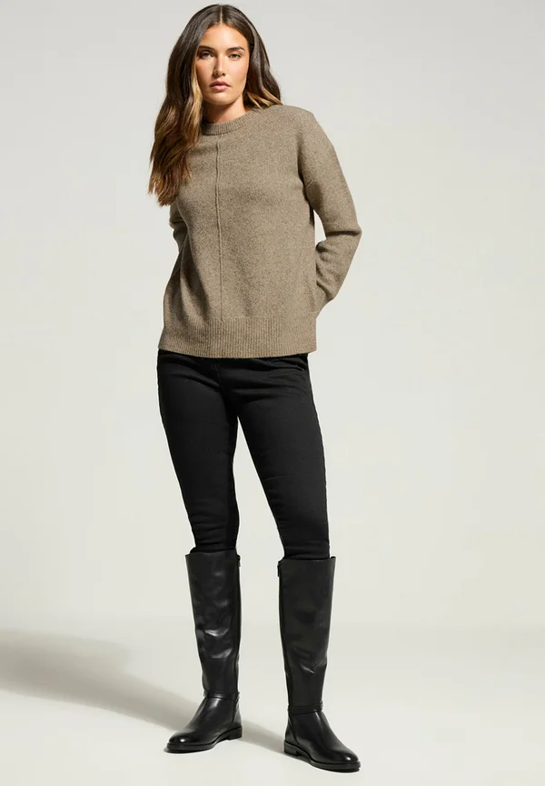 Strickpullover - light brown