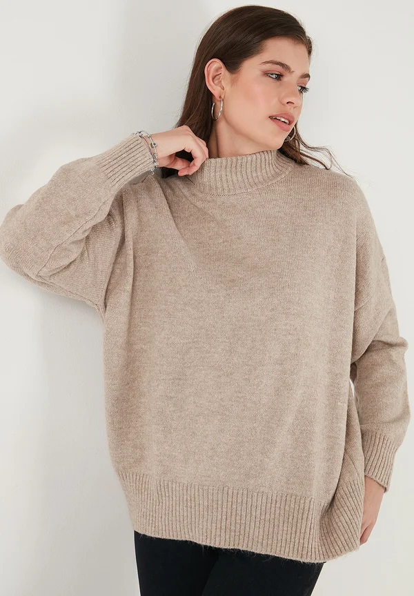 Strickpullover - light brown