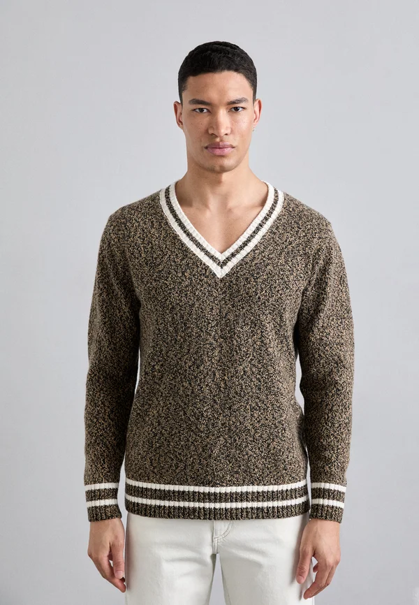 Strickpullover - light brown