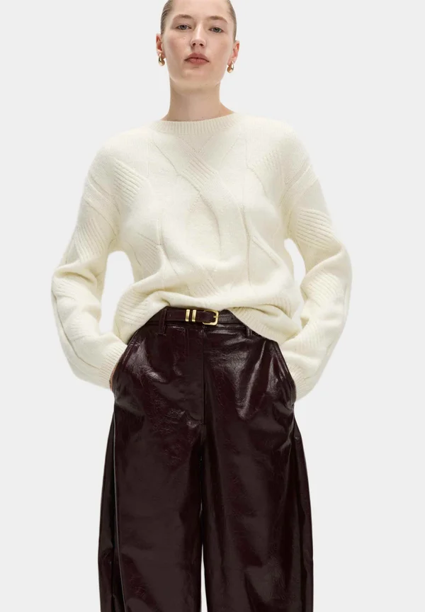 Strickpullover - light cream