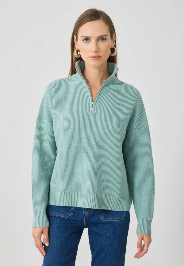 Strickpullover - light green