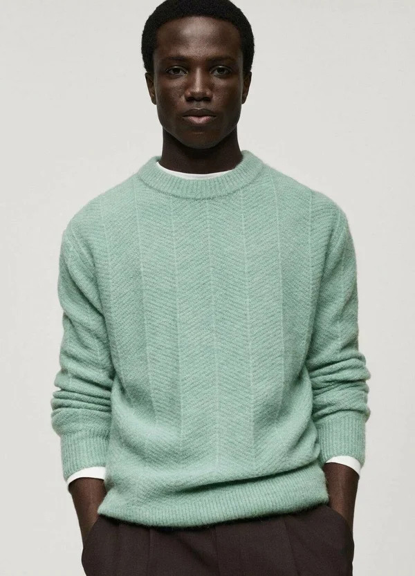 Strickpullover - light green