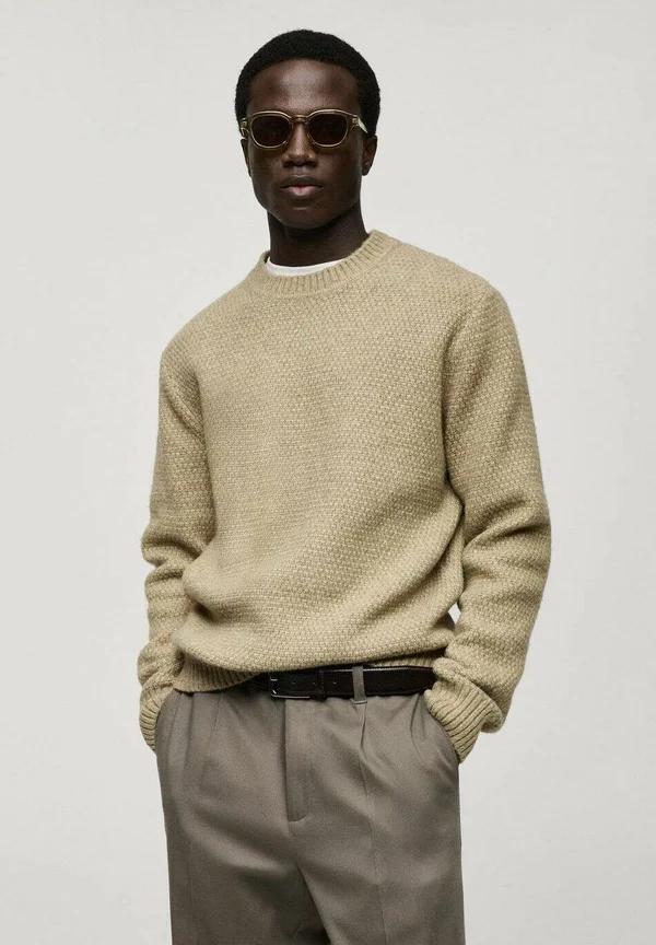 Strickpullover - light green