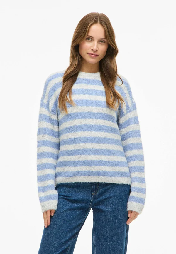 Strickpullover - light grey melange