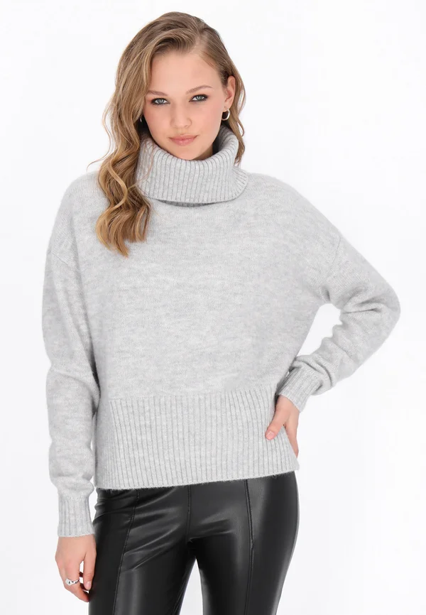 Strickpullover - light grey melange