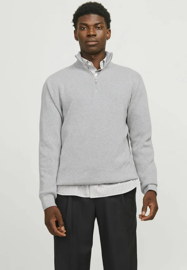 Strickpullover - light grey melange