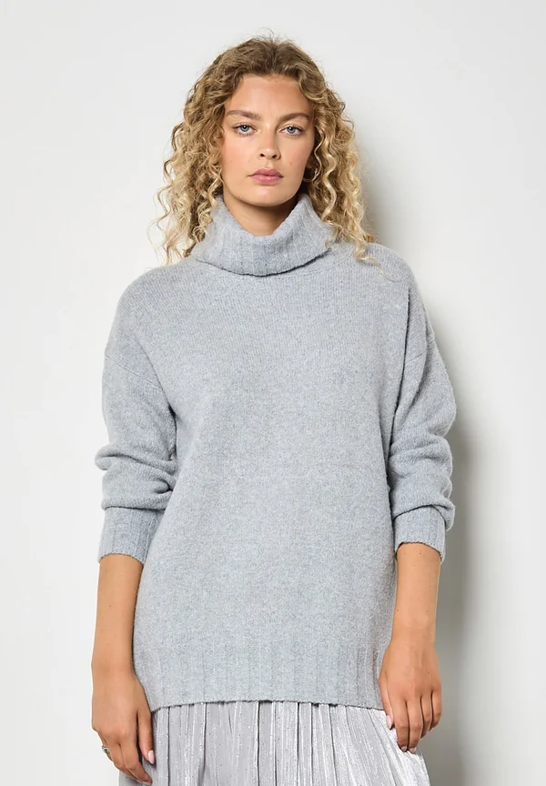 Strickpullover - light grey