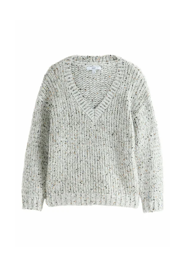 Strickpullover - light grey