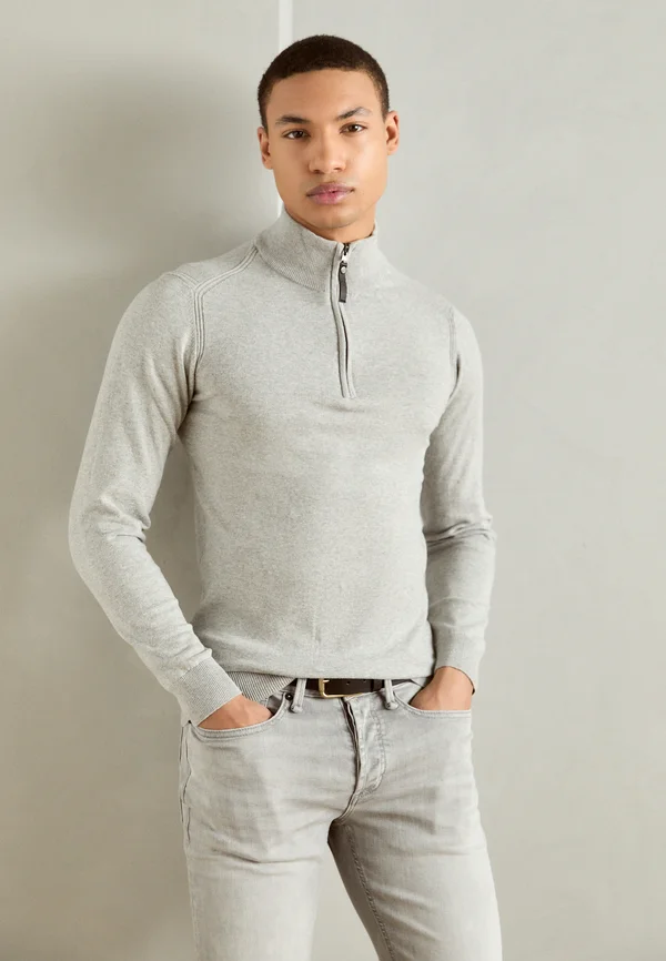 Strickpullover - light grey