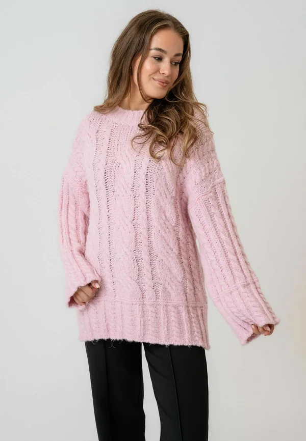 Strickpullover - light pink