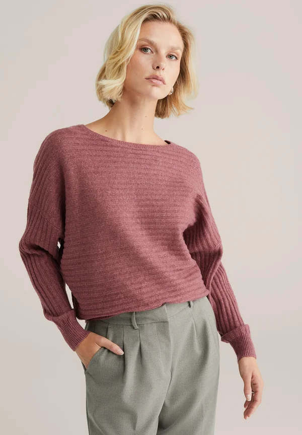 Strickpullover - light red