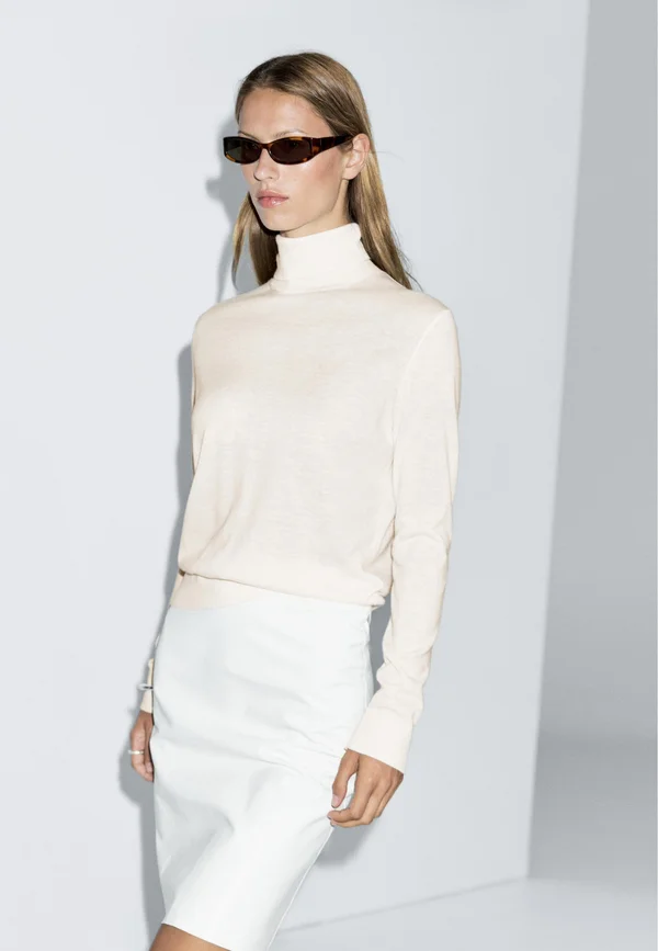Strickpullover - light yellow