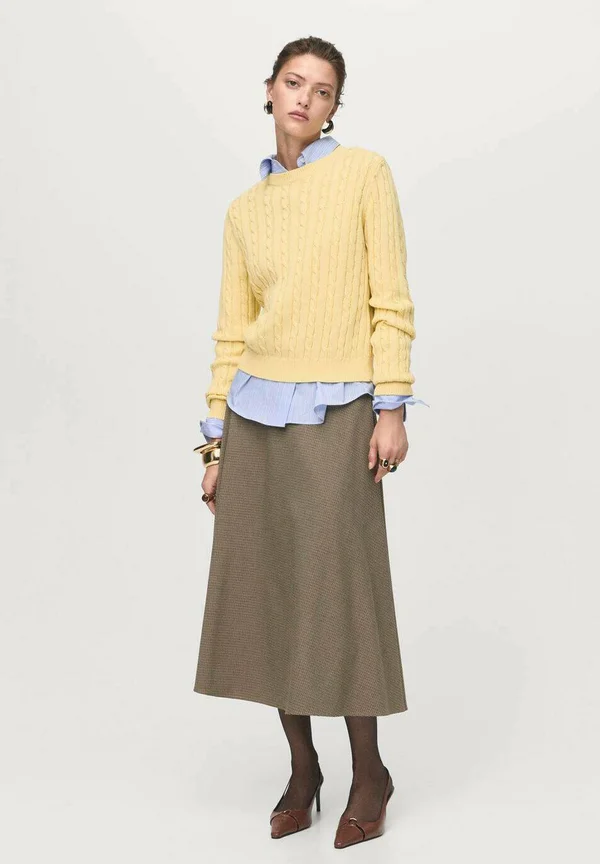 Strickpullover - light yellow