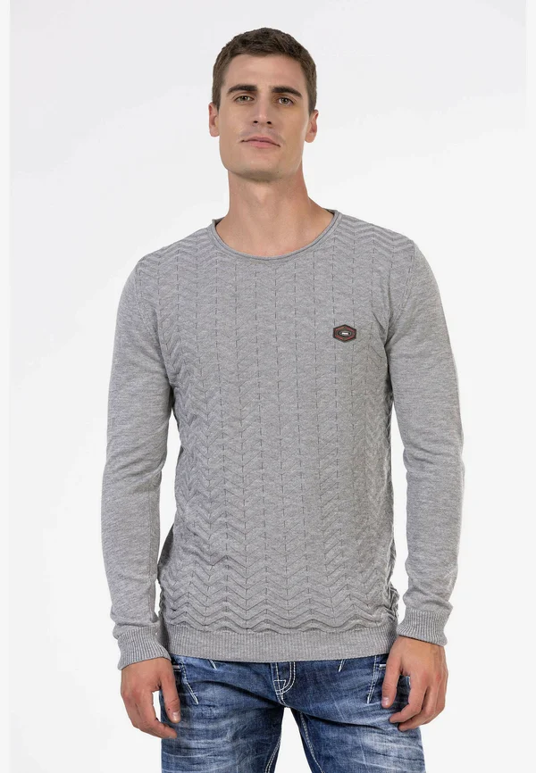 Strickpullover - lightgrey