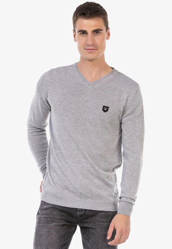 Strickpullover - lightgrey
