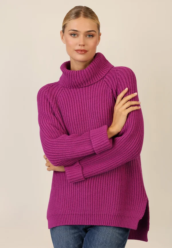 Strickpullover - lila
