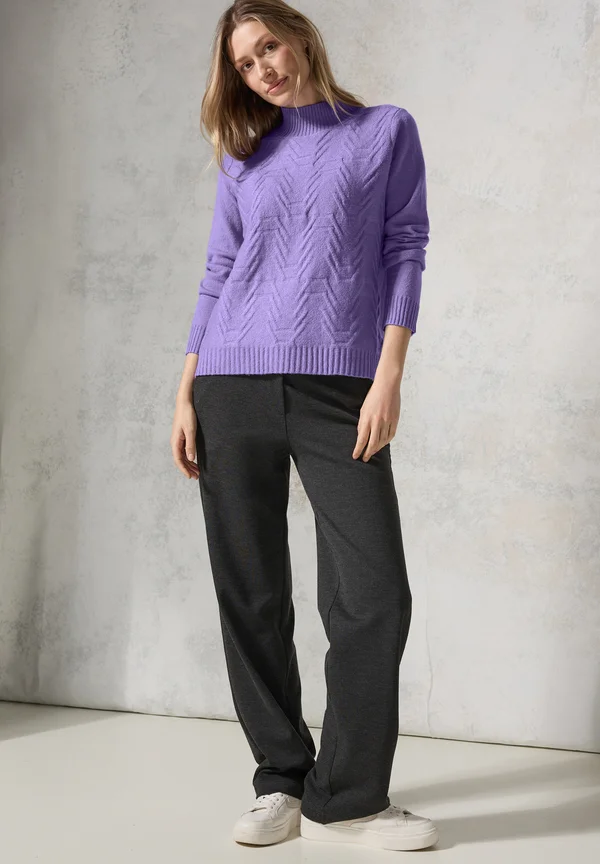 Strickpullover - lila