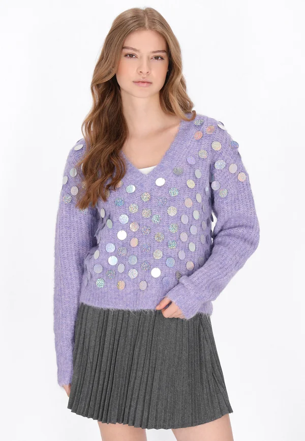 Strickpullover - lilac