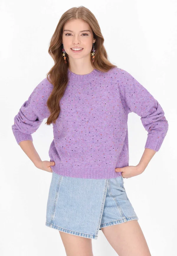 Strickpullover - lilac