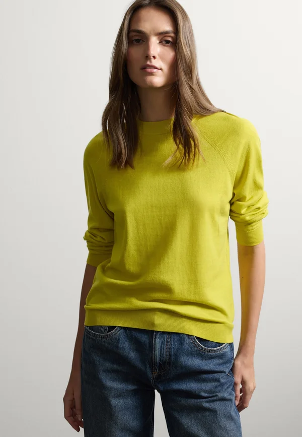 Strickpullover - lime green