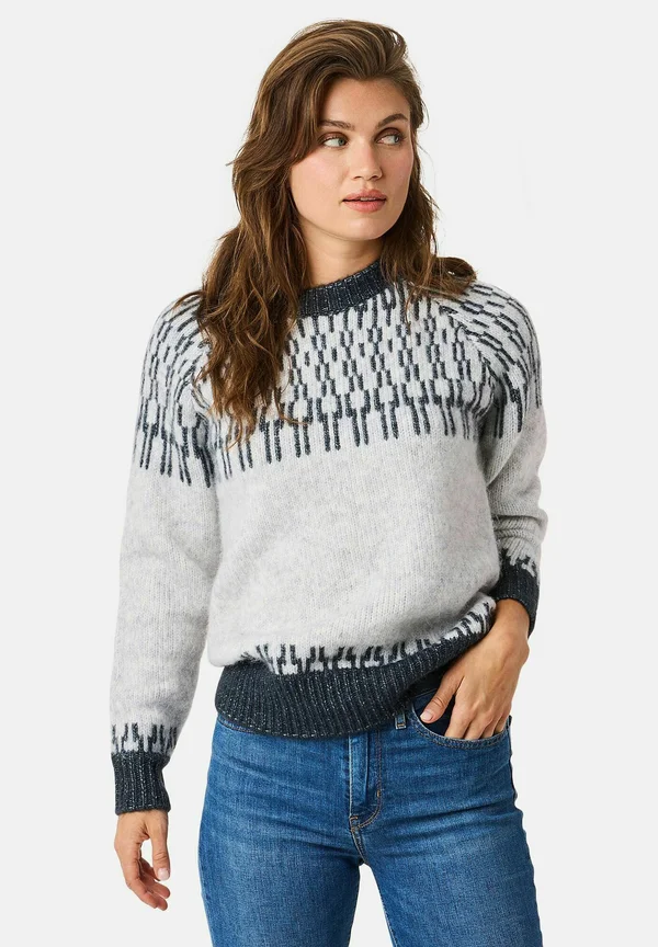 Strickpullover - lt grey melange