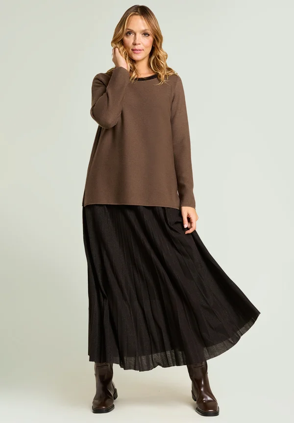 Strickpullover - marrone