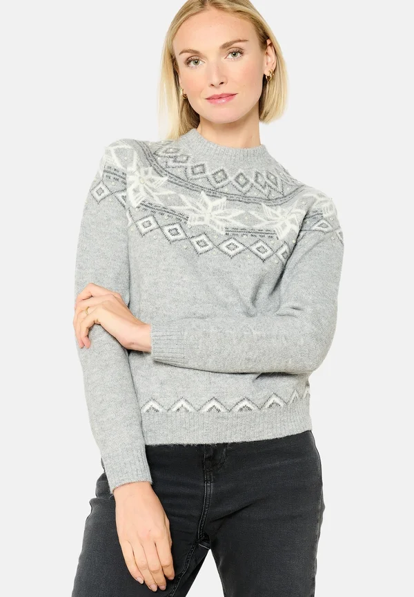 Strickpullover - med grey