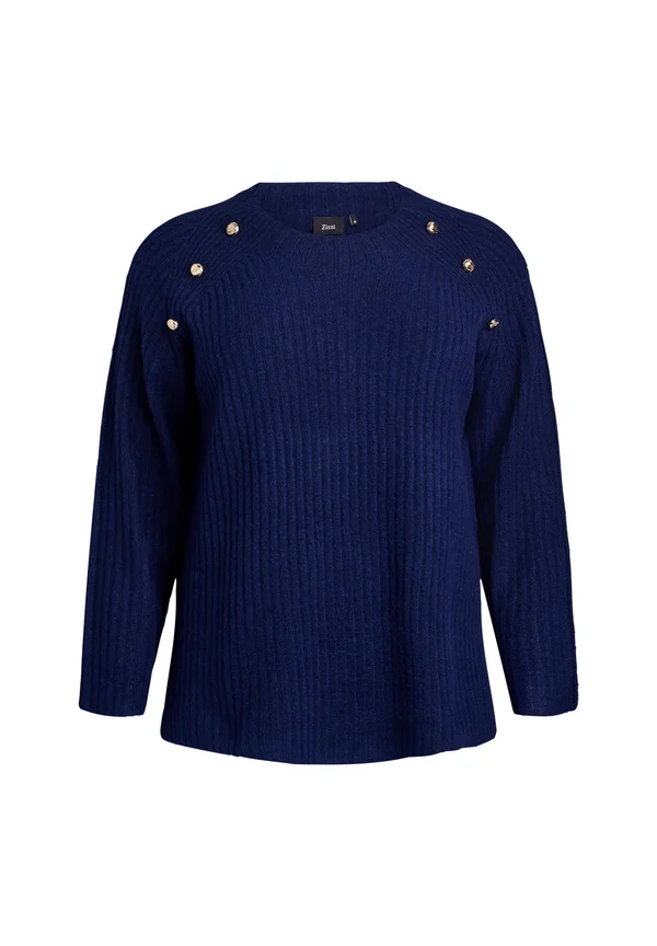Strickpullover - medieval blue mel
