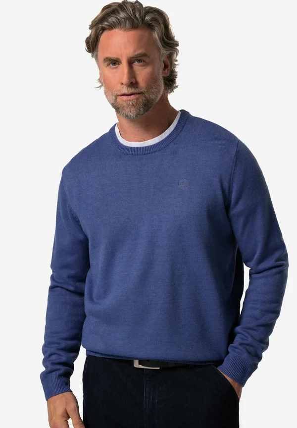 Strickpullover - medium blue