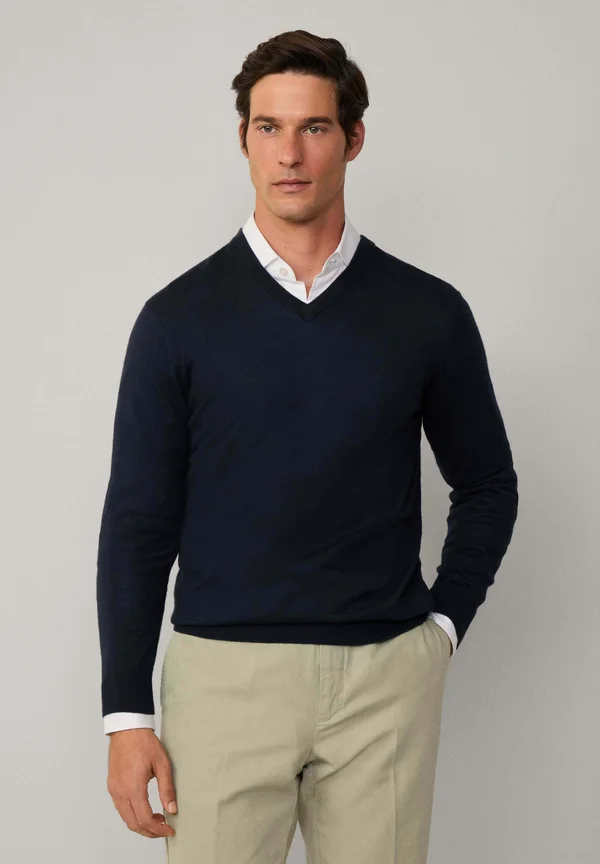 Strickpullover - midnight blue