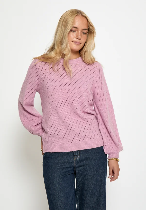 Strickpullover - moonlite mauve pink