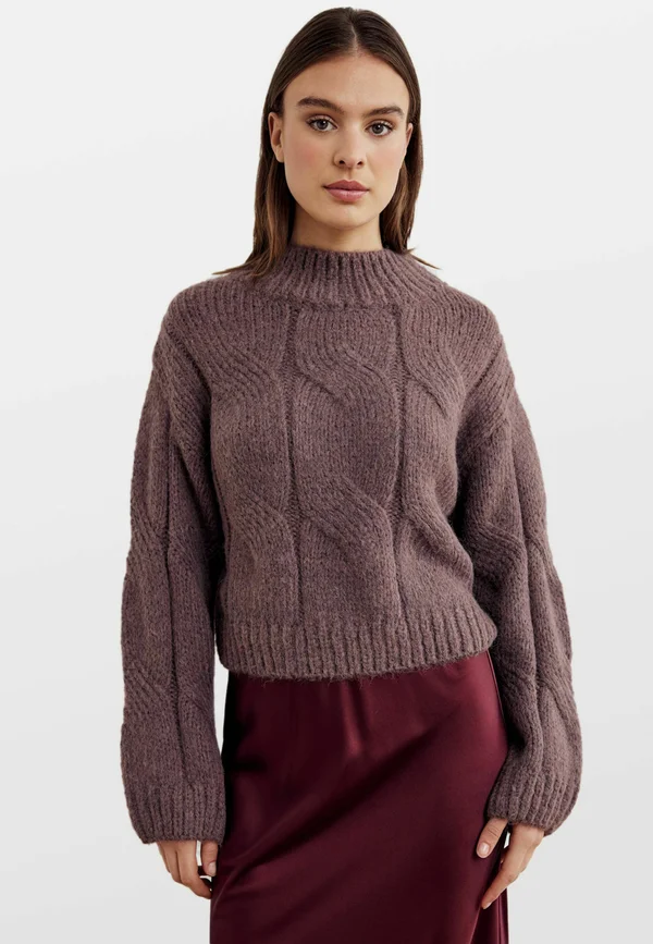 Strickpullover - morel