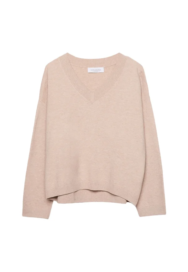 Strickpullover - mottled brown