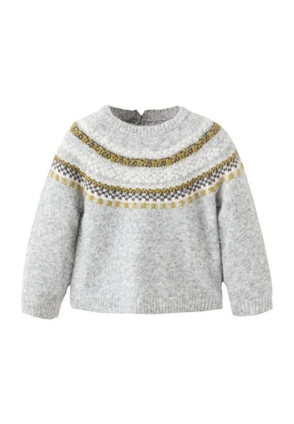 Strickpullover - mottled grey