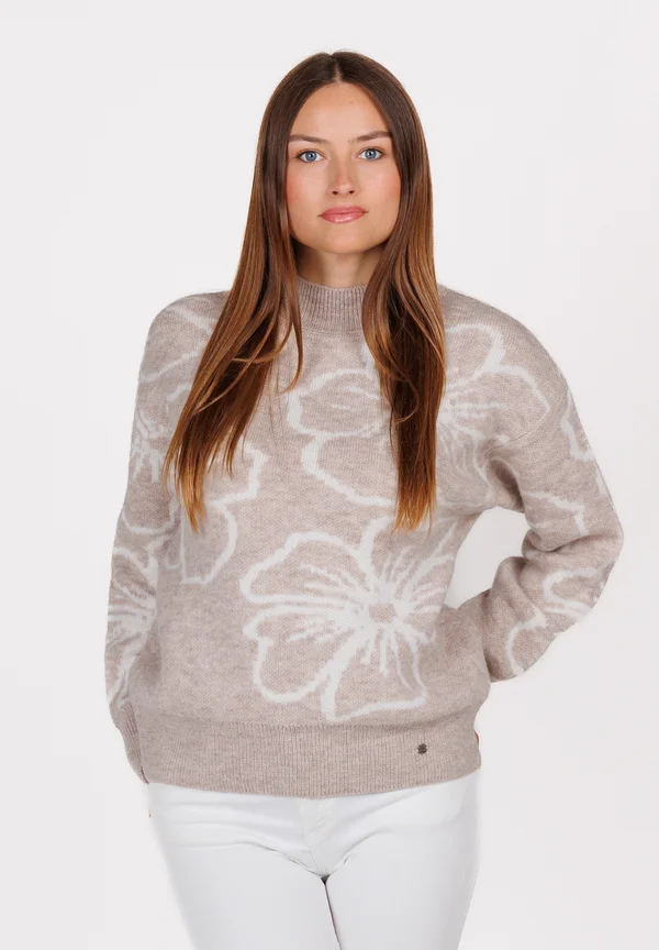 Strickpullover - mud brown