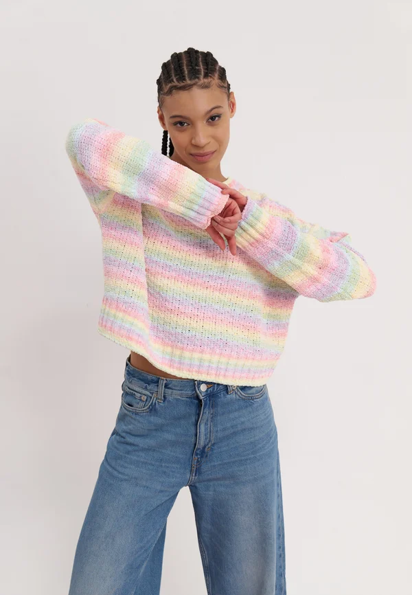 Strickpullover - multi-coloured