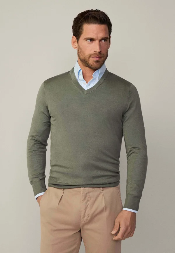 Strickpullover - myrtle green