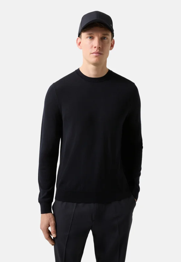 Strickpullover - navy blau