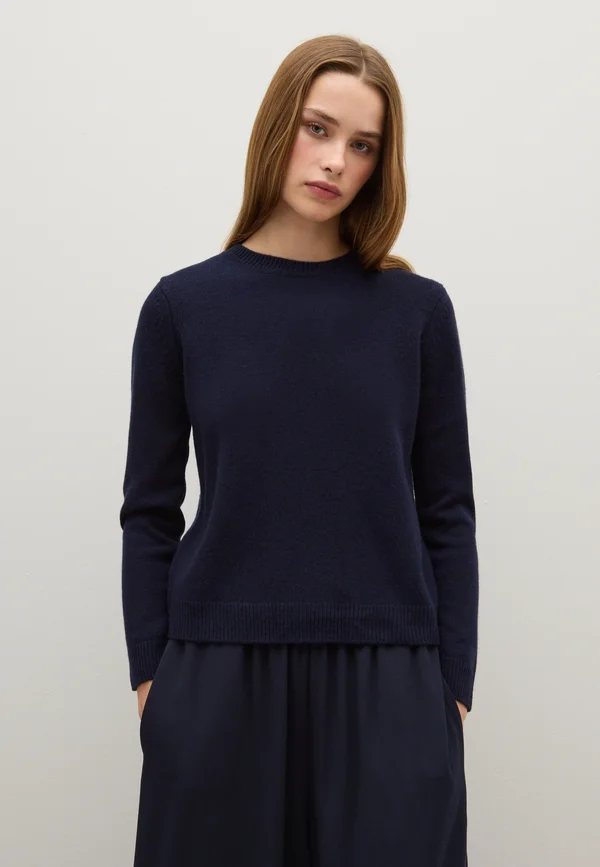 Strickpullover - navy blue