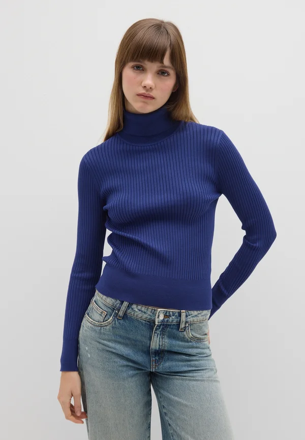 Strickpullover - navy blue