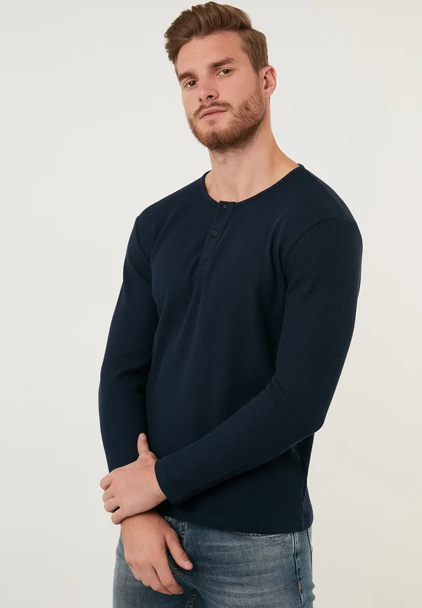 Strickpullover - navy blue