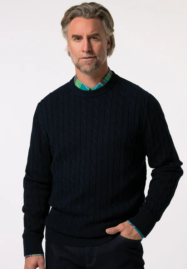 Strickpullover - navy blue