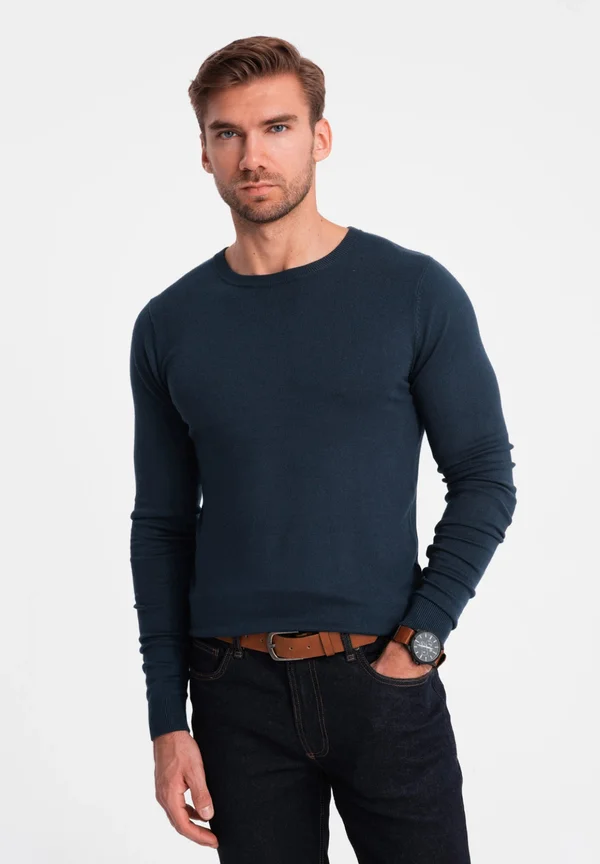 Strickpullover - navy blue