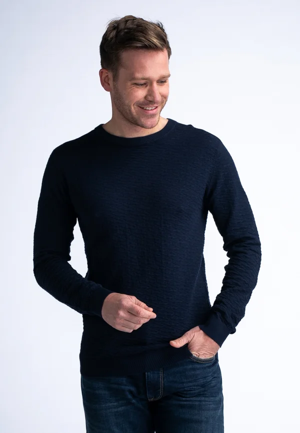 Strickpullover - navy blue